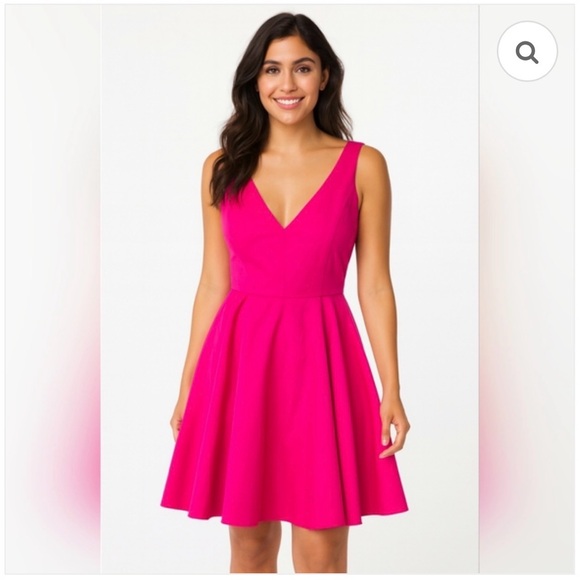 Vineyard Vines Dresses & Skirts - NWT Vineyard Vines Rhododendron Pink Fit and Flare Dress Size 2